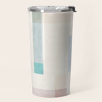 Minimalist Neutral Pastel Tones Artwork Travel Mug Gallery Image 2