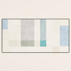 Minimalist Neutral Pastel Tones Artwork Desk Mat Gallery Image 3