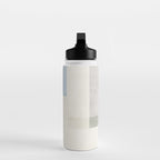 Minimalist Neutral Pastel Tones Artwork Water Bottle Gallery Image 3