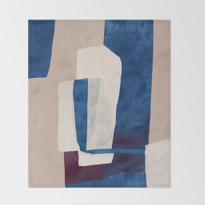 Quiet Geometry Throw Blanket Gallery Image 2