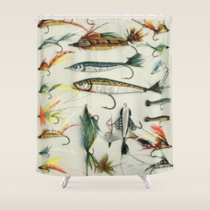 Fishing Lures Shower Curtain Gallery Image 1