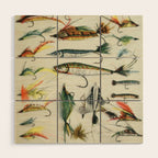 Fishing Lures Wood Wall Art Gallery Image 1