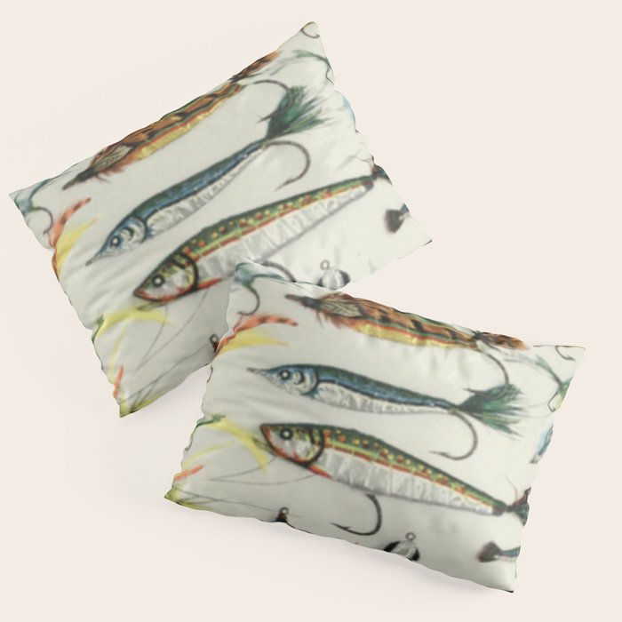 Fishing Lures Pillow Sham Gallery Image 1