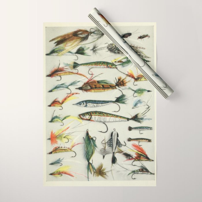 Fishing Lures Wrapping Paper Gallery Image 1