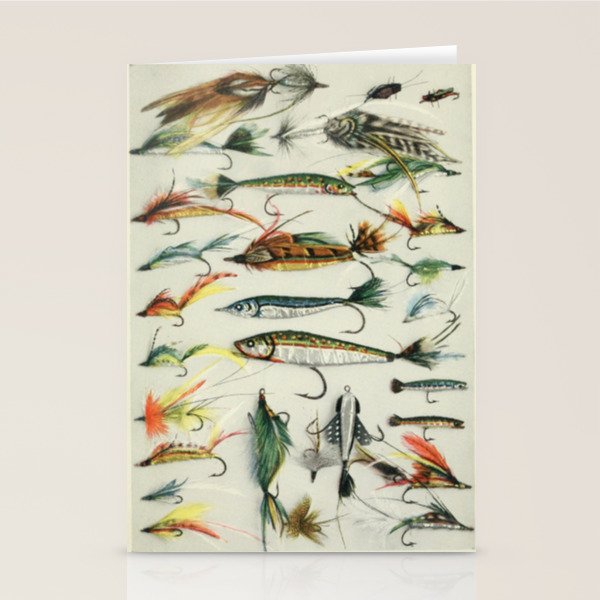 Fishing Lures Stationery Card Gallery Image 1