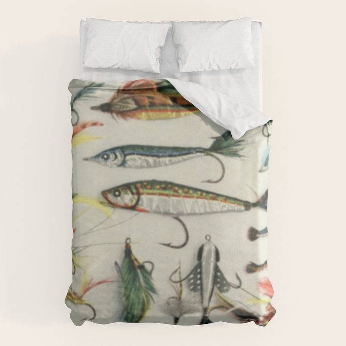 Fishing Lures Duvet Cover Gallery Image 1