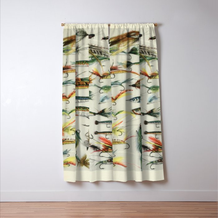 Fishing Lures Window Curtain Gallery Image 3