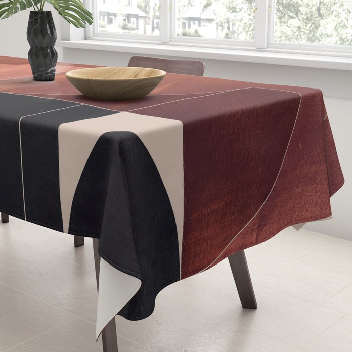 Minimal Geometric Shapes 216 Tablecloth Gallery Image 3