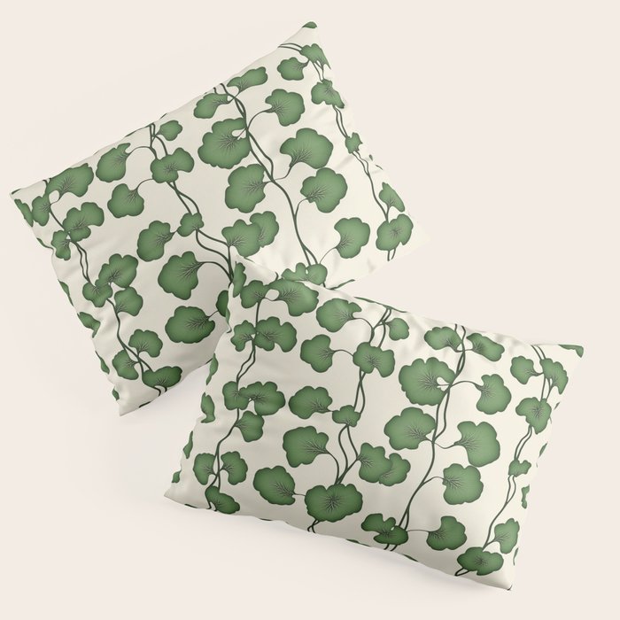 Trailing Vines Botanical Pattern Pillow Sham Gallery Image 3