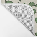 Trailing Vines Botanical Pattern Bath Mat Gallery Image 2