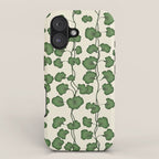 Trailing Vines Botanical Pattern iPhone Case Gallery Image 1