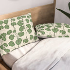 Trailing Vines Botanical Pattern Pillow Sham Gallery Image 2