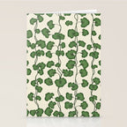 Trailing Vines Botanical Pattern Stationery Card Gallery Image 2