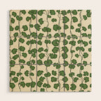 Trailing Vines Botanical Pattern Wood Wall Art Gallery Image 1