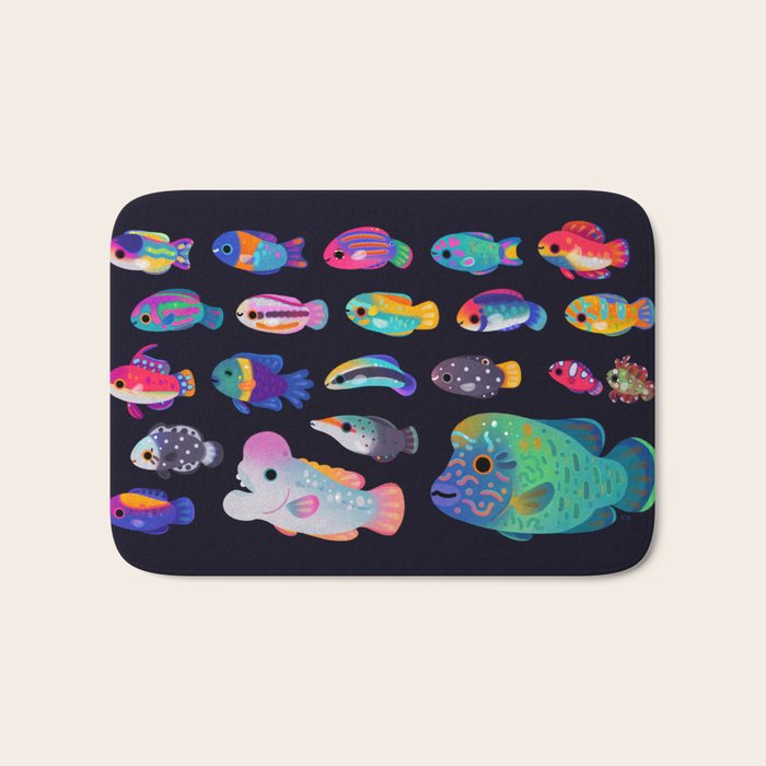 Wrasse! Bath Mat Gallery Image 1