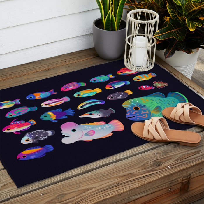 Wrasse! Outdoor Rug Gallery Image 2