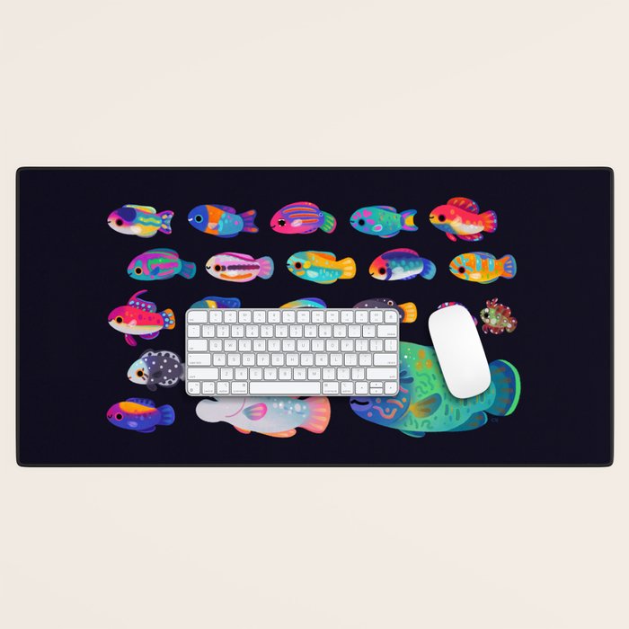 Wrasse! Desk Mat Gallery Image 1