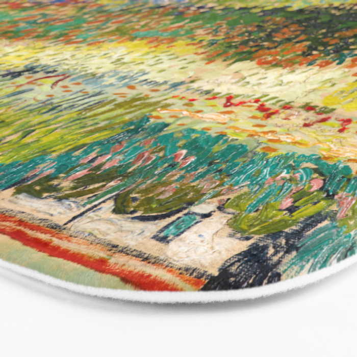 Vincent van Gogh - Garden at Arles Bath Mat Gallery Image 3
