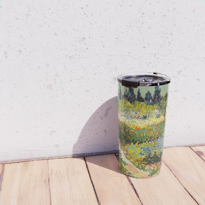 Vincent van Gogh - Garden at Arles Travel Mug Gallery Image 4