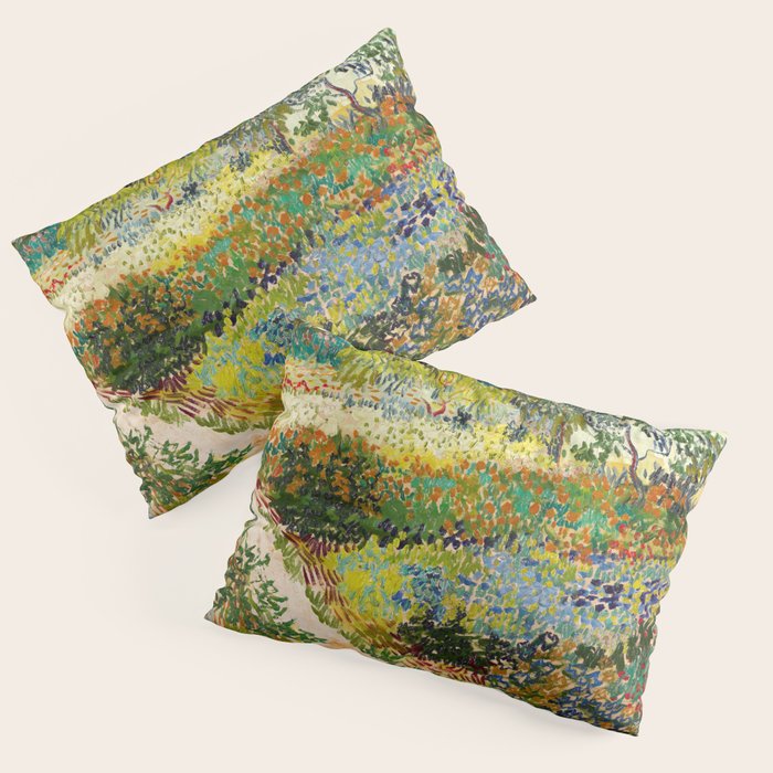 Vincent van Gogh - Garden at Arles Pillow Sham Gallery Image 1