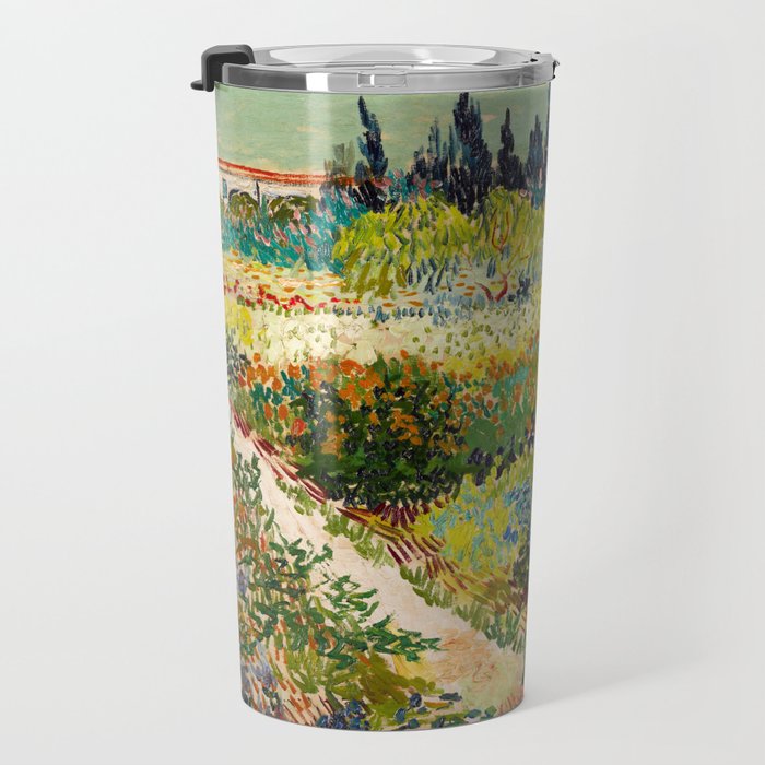 Vincent van Gogh - Garden at Arles Travel Mug Gallery Image 3