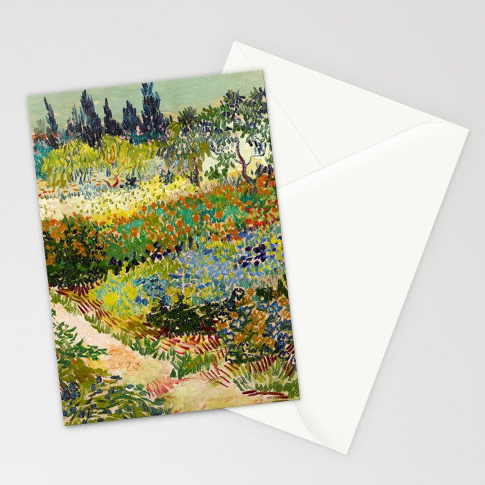 Vincent van Gogh - Garden at Arles Stationery Card Gallery Image 2
