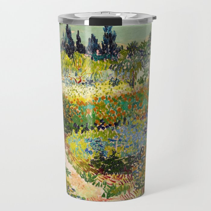 Vincent van Gogh - Garden at Arles Travel Mug Gallery Image 1