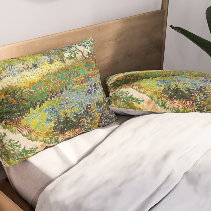 Vincent van Gogh - Garden at Arles Pillow Sham Gallery Image 2
