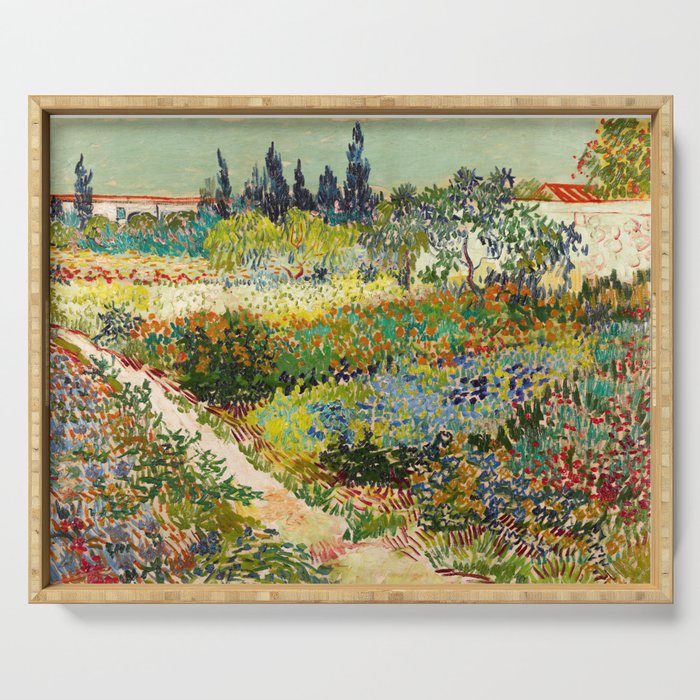 Vincent van Gogh - Garden at Arles Serving Tray Gallery Image 1