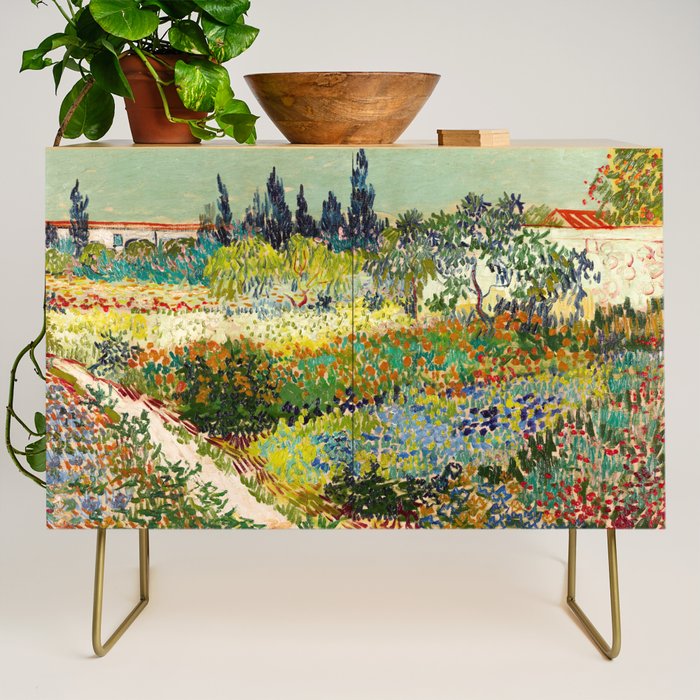 Vincent van Gogh - Garden at Arles Credenza Gallery Image 1