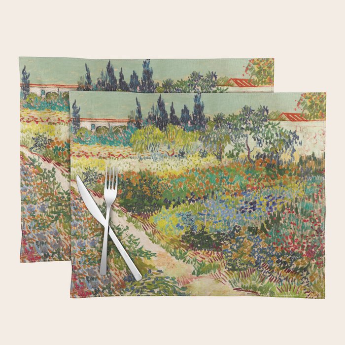 Vincent van Gogh - Garden at Arles Placemat Gallery Image 1