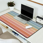 Gradient Arch XXIV Earthy Mid Century Modern Rainbow Desk Mat Gallery Image 2