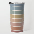 Gradient Arch XXIV Earthy Mid Century Modern Rainbow Travel Mug Gallery Image 3