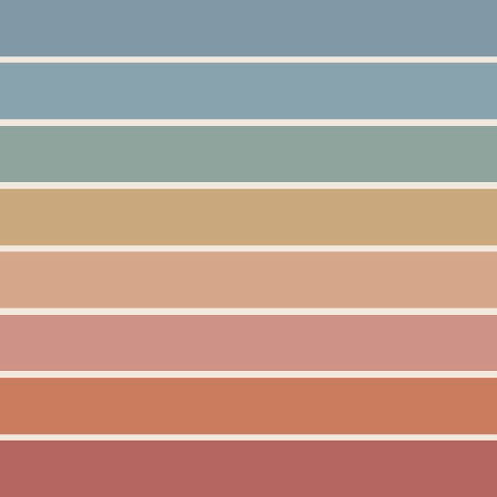 Gradient Arch XXIV Earthy Mid Century Modern Rainbow Coffee Mug Gallery Image 2