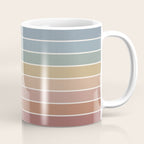 Gradient Arch XXIV Earthy Mid Century Modern Rainbow Coffee Mug Gallery Image 1