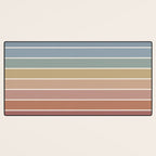 Gradient Arch XXIV Earthy Mid Century Modern Rainbow Desk Mat Gallery Image 3