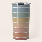 Gradient Arch XXIV Earthy Mid Century Modern Rainbow Travel Mug Gallery Image 1