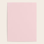 Light Bubblegum Pink Pastel Solid Poster Gallery Image 4
