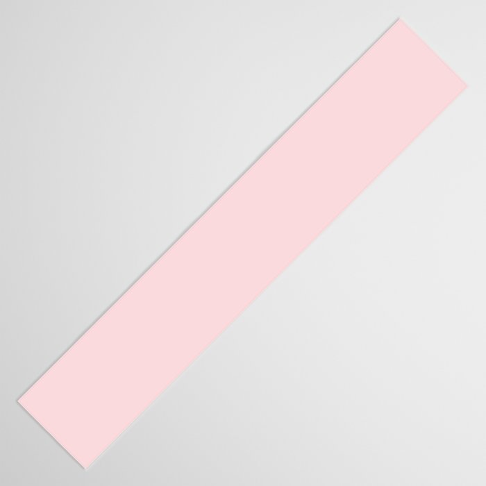 Light Bubblegum Pink Pastel Solid Table Runner Gallery Image 3