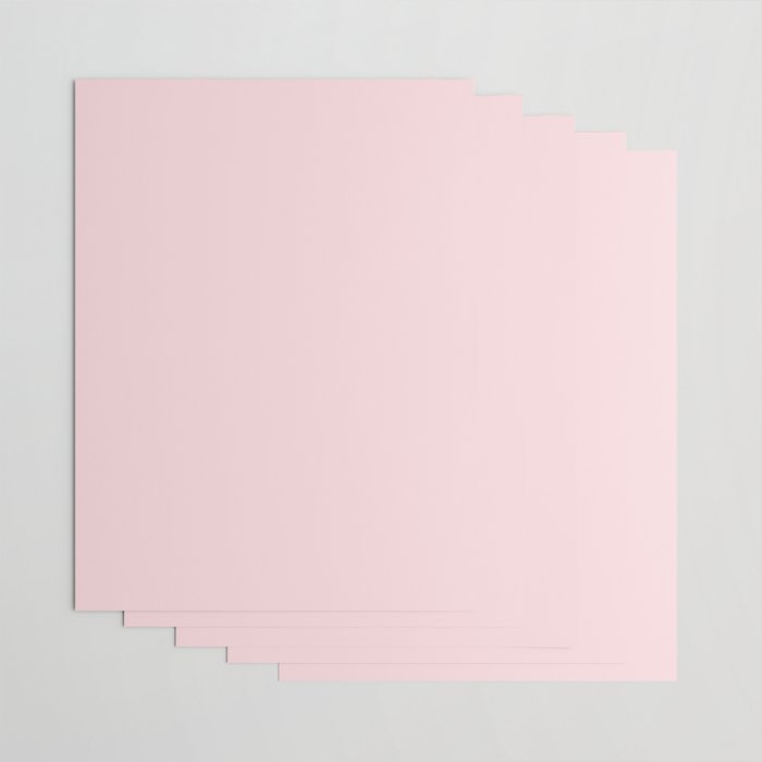 Light Bubblegum Pink Pastel Solid Wrapping Paper Gallery Image 3