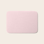 Light Bubblegum Pink Pastel Solid Bath Mat Gallery Image 1