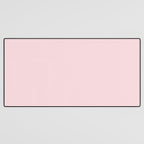 Light Bubblegum Pink Pastel Solid Desk Mat Gallery Image 3