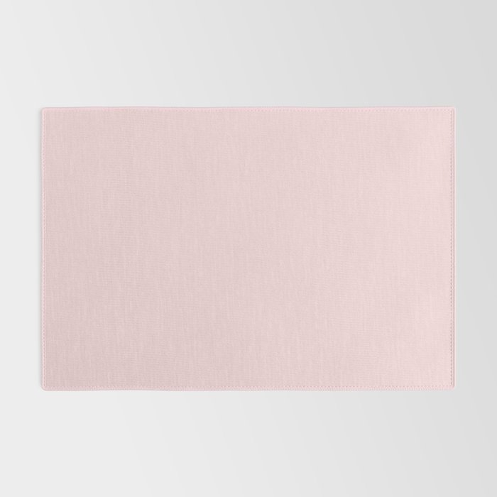 Light Bubblegum Pink Pastel Solid Rug Gallery Image 2