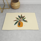 PLANT WITH COLOURFUL LEAVES  Rug Gallery Image 1