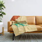 Go West (sail away in my boat) Throw Blanket Gallery Image 1