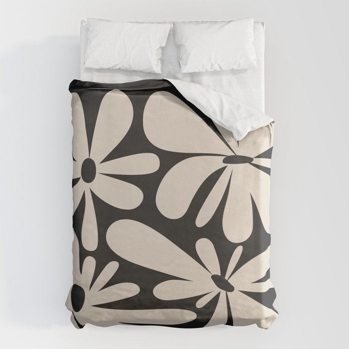 Bloom: Black & White Matisse Edition Duvet Cover Gallery Image 6