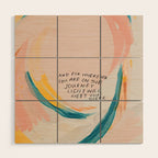 "And For Wherever You Are On The Journey Light Will Meet You There." Wood Wall Art Gallery Image 1