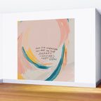"And For Wherever You Are On The Journey Light Will Meet You There." Wall Mural Gallery Image 2