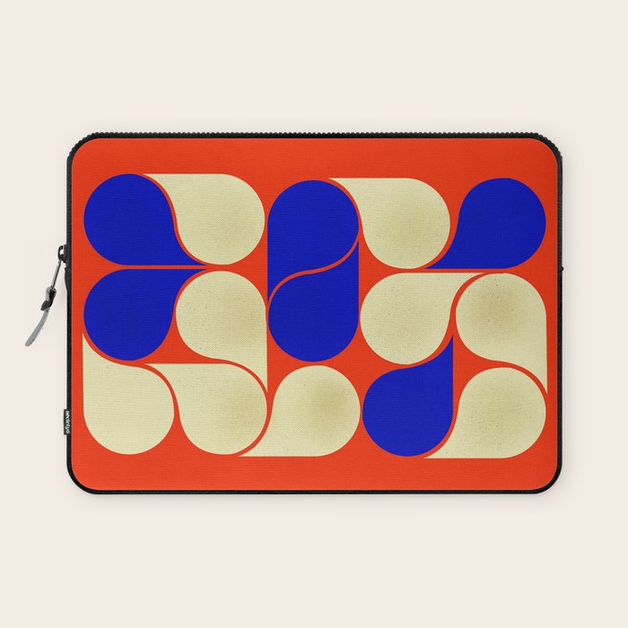 Mid-century geometric shapes-no10 Laptop Sleeve Gallery Image 1
