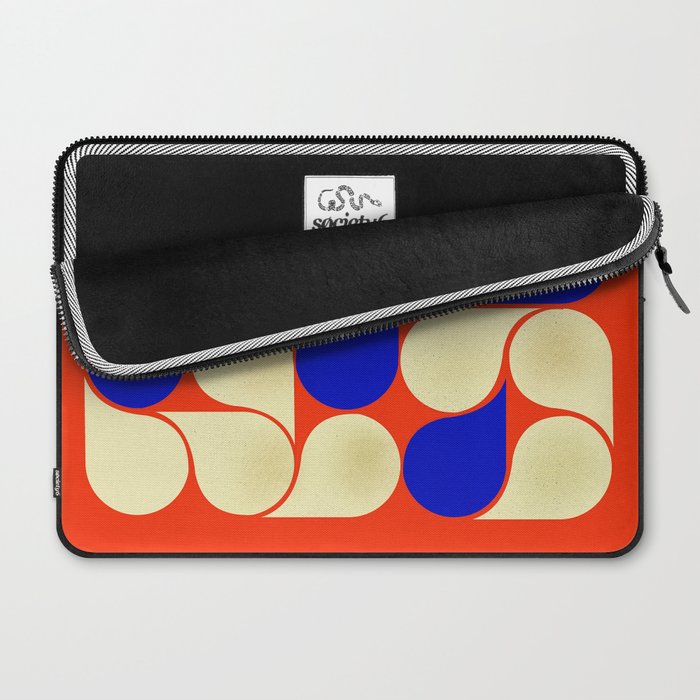 Mid-century geometric shapes-no10 Laptop Sleeve Gallery Image 2